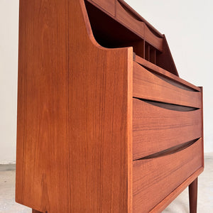 Sekretär Teak mit Schminktisch & Spiegel aus Dänemark