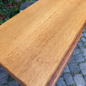 Tallboy Kommode Eiche mit Schloss aus Dänemark