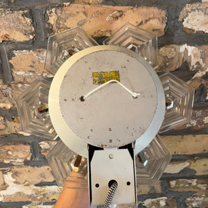 Wandlampe Eiskristall von VEB Kristallleuchtenbau Ebersbach