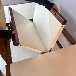 Ausziehbarer Esstisch 'Butterfly' Palisander