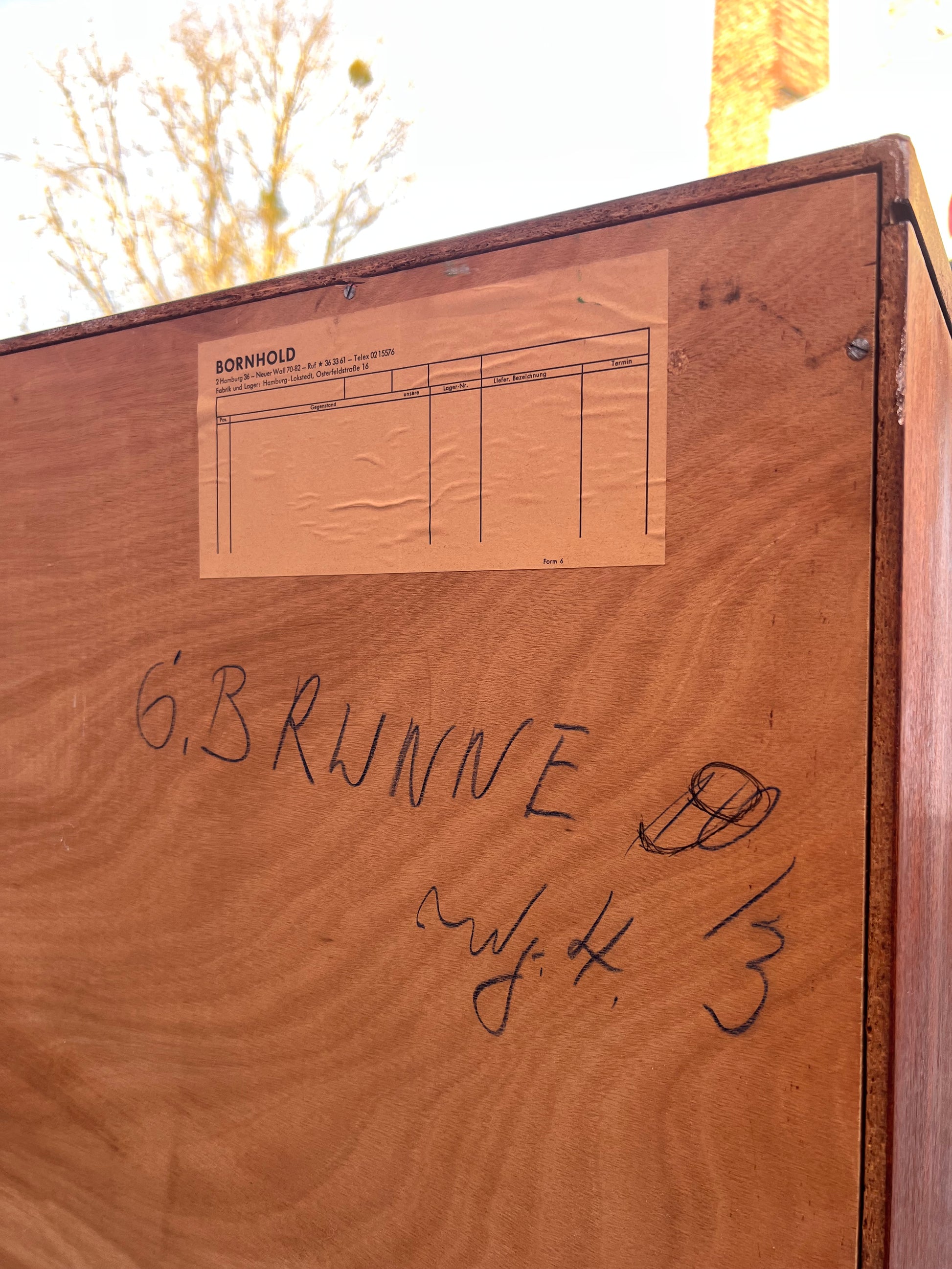 Schrank Teak von Bornhold Hamburg