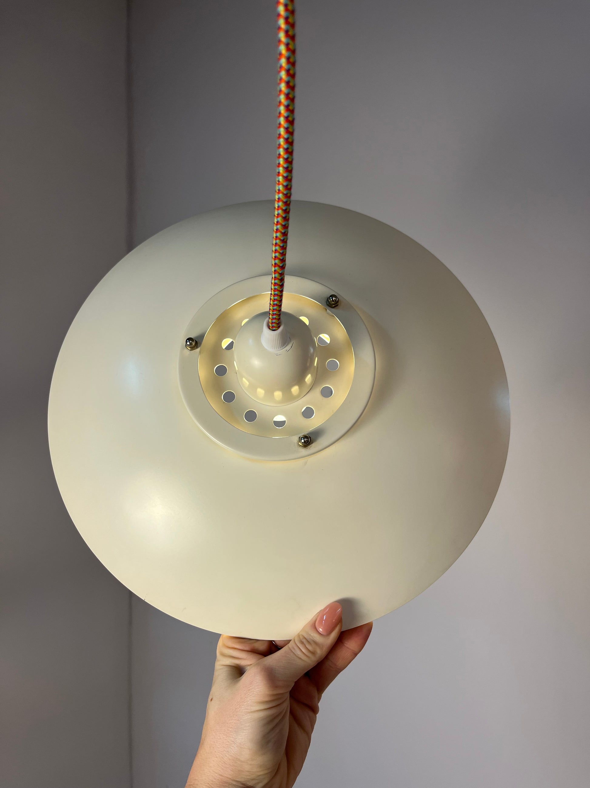 Lamellenlampe creme aus Dänemark