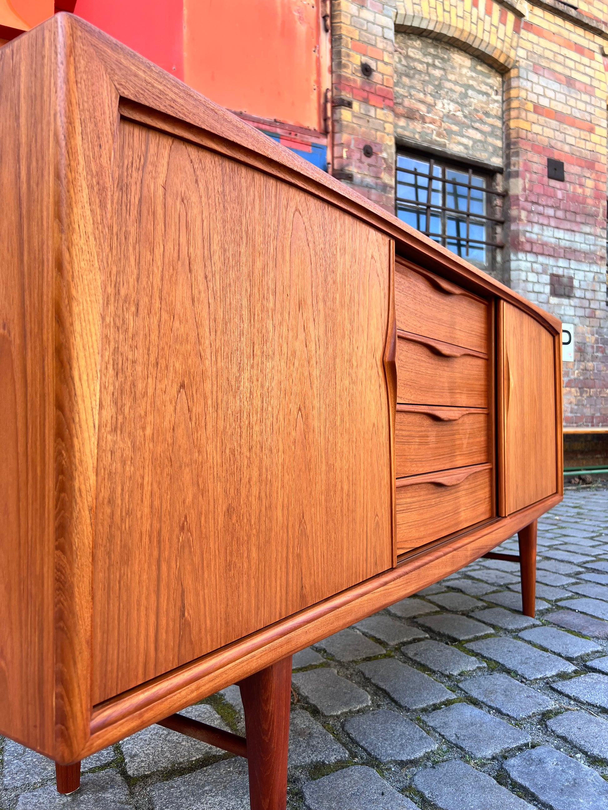 Sideboard Teak von Heinrich Riestenpatt für rt Möbel