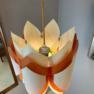 Hängelampe Ballet orange weiß von Lars Schiøler für P.J. Høyrup