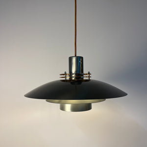 Kleine Lamellenlampe Leto silber kupfer von Top Lamper