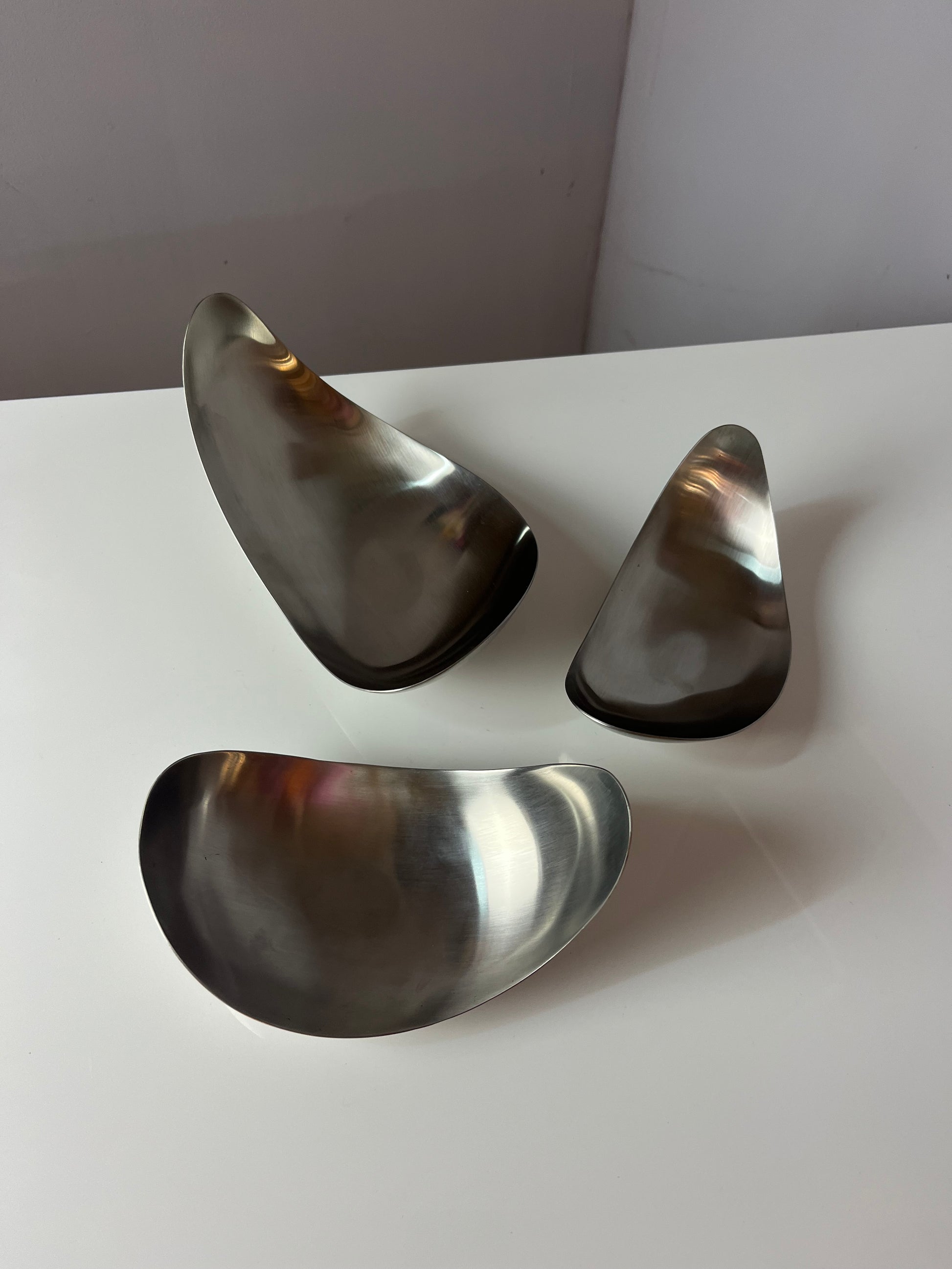 Set: Servierschalen Leaf von Helle Damkjær für Georg Jensen