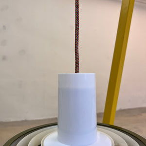 Hängelampe olivgrün Kunststoff aus Dänemark