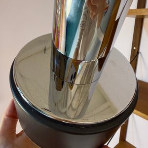 Hängelampe Modell 5024 Strukturglas Chrom von Staff