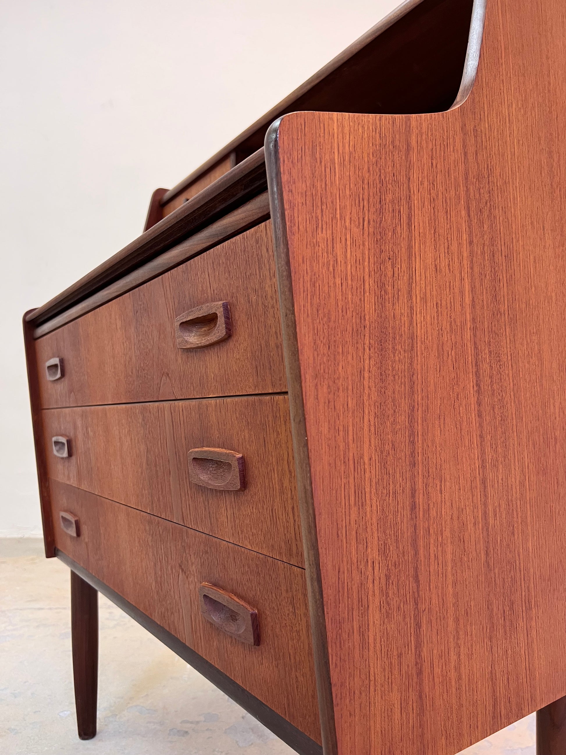 Sekretär Teak aus Dänemark