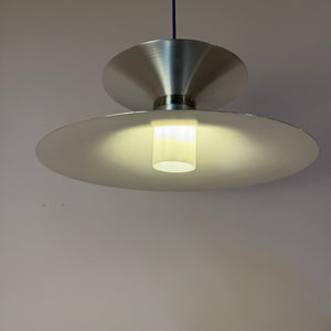 Lamellenlampe silber aus Dänemark
