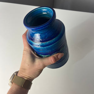 Vase Azul Rimini von Aldo Londi für Bitossi