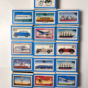 Set: Vintage Streichhölzer Deutsche Bundespost