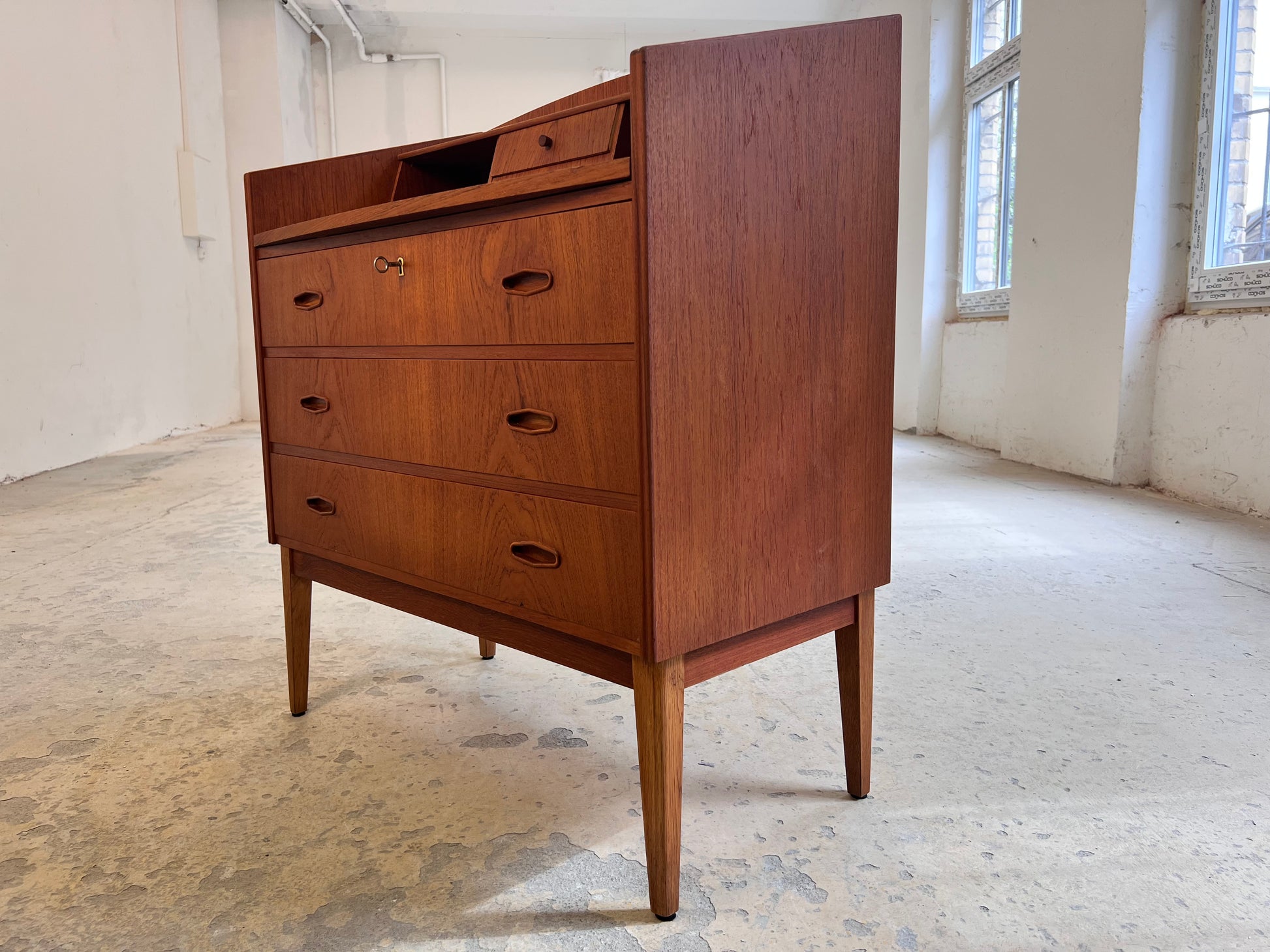 Sekretär Teak aus Dänemark