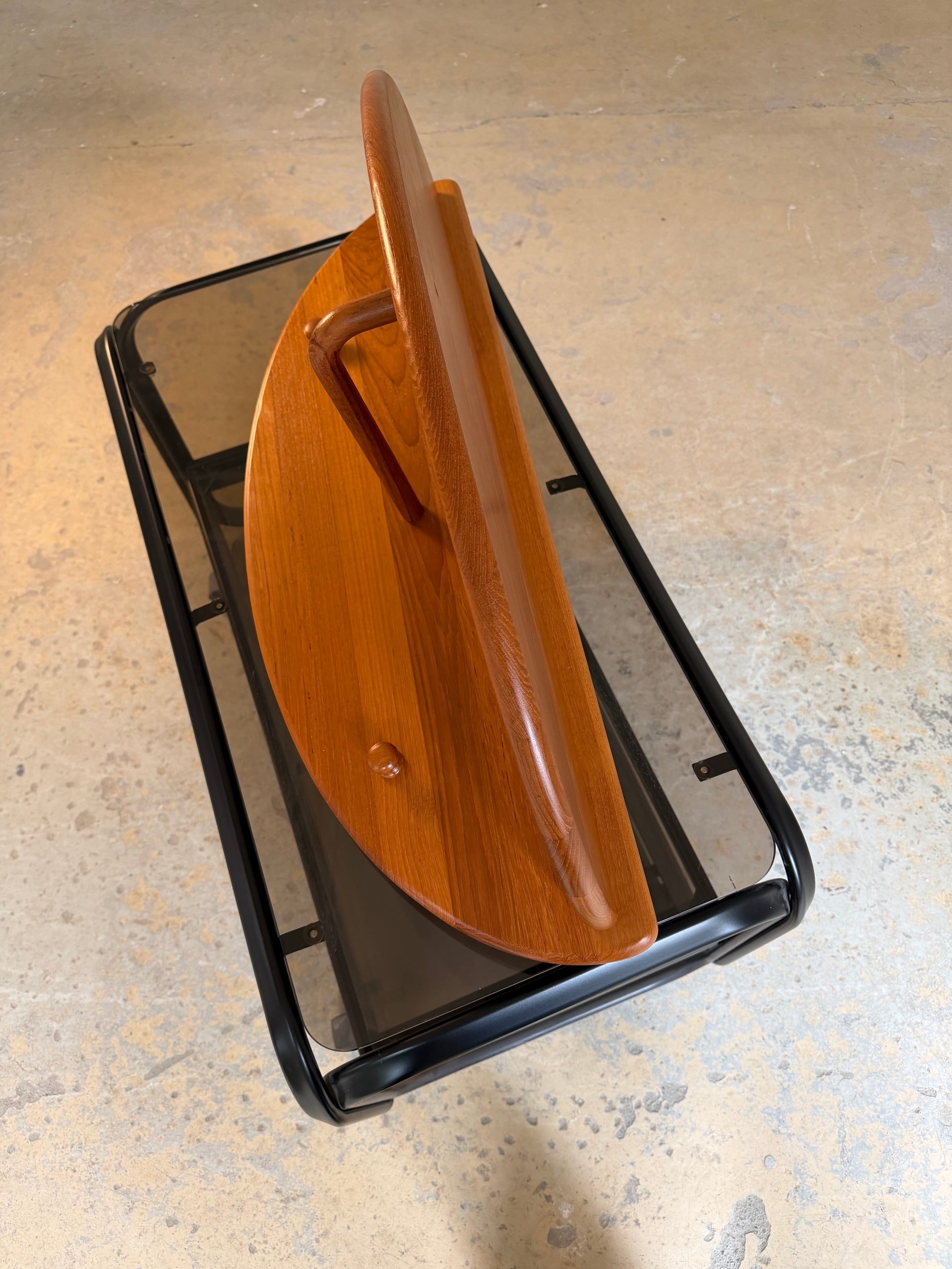 Halbrunde Garderobe Teak von Lysgaard Møbler