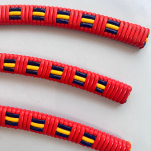 Set: 3x Kleiderbügel rot 50er