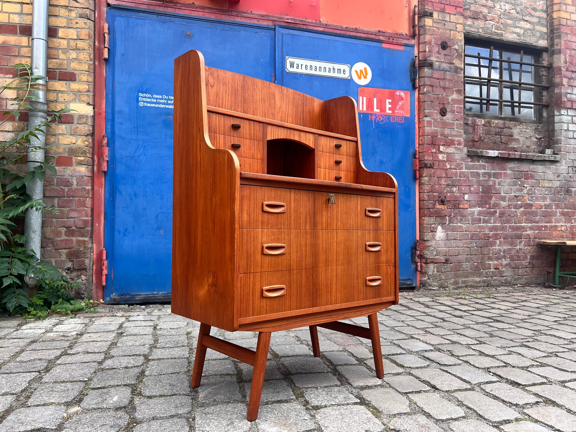 Sekretär Teak aus Dänemark