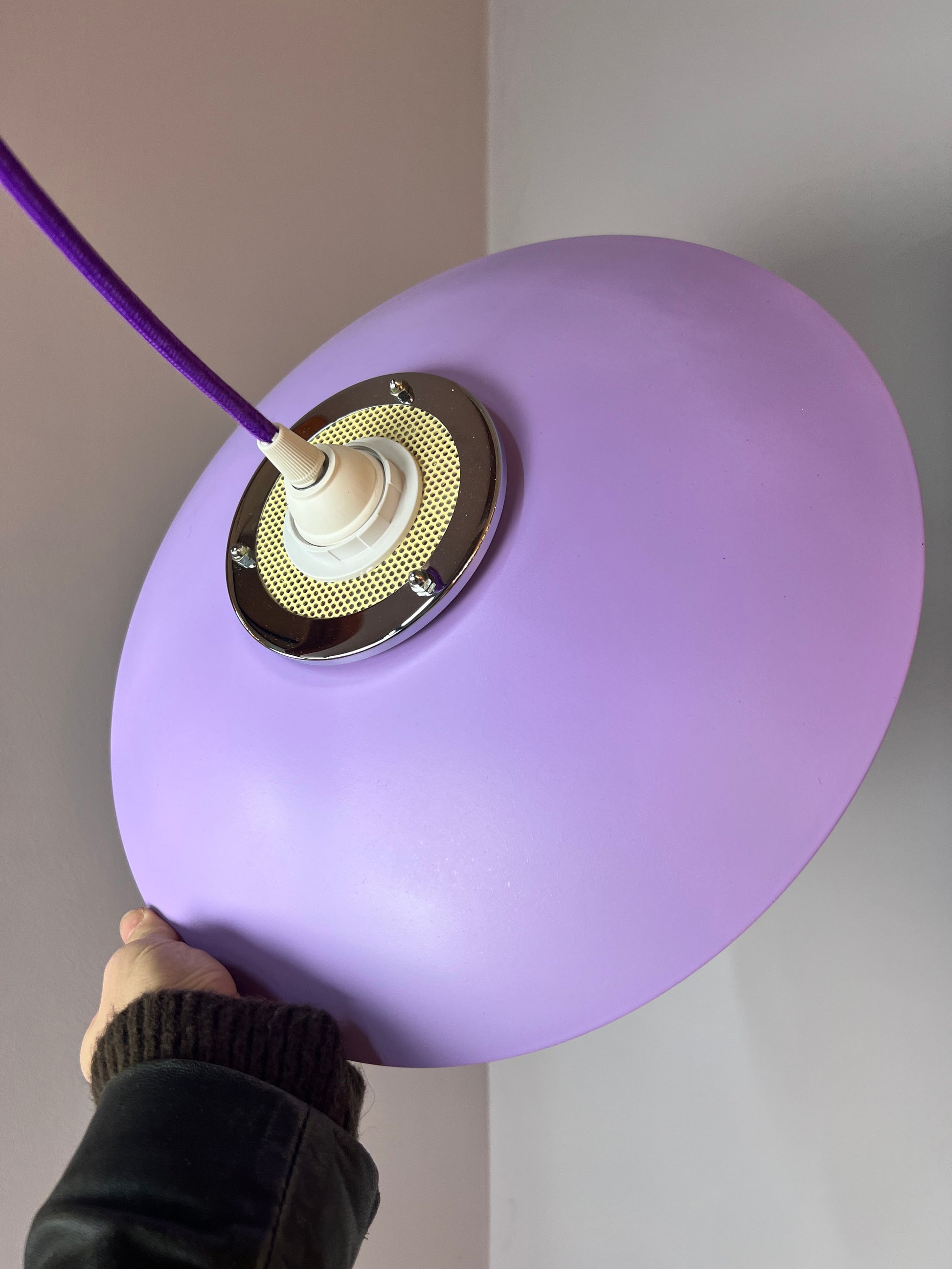 Lamellenlampe neu lackiert Dänemark