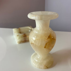 Set: Aschenbecher & Vase Onyx