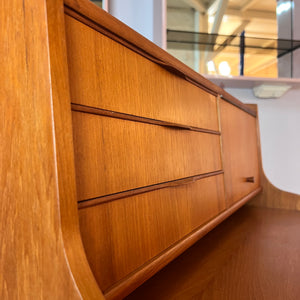Sekretär mit Spiegel Teak aus Dänemark
