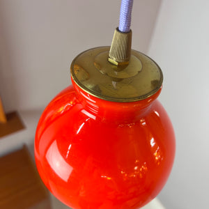 Hängelampe orange von Holmegaard