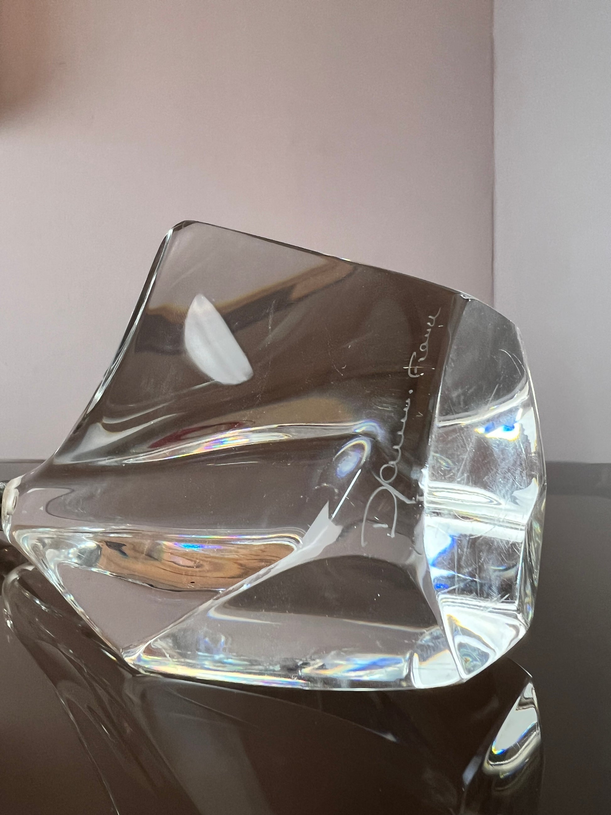 Kerzenständer Iceberg Glas von Daum Nancy