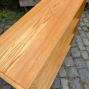Regal Typ 470 Esche mit neuen Chromfüßen von Joachim Nebelung für Hellerau