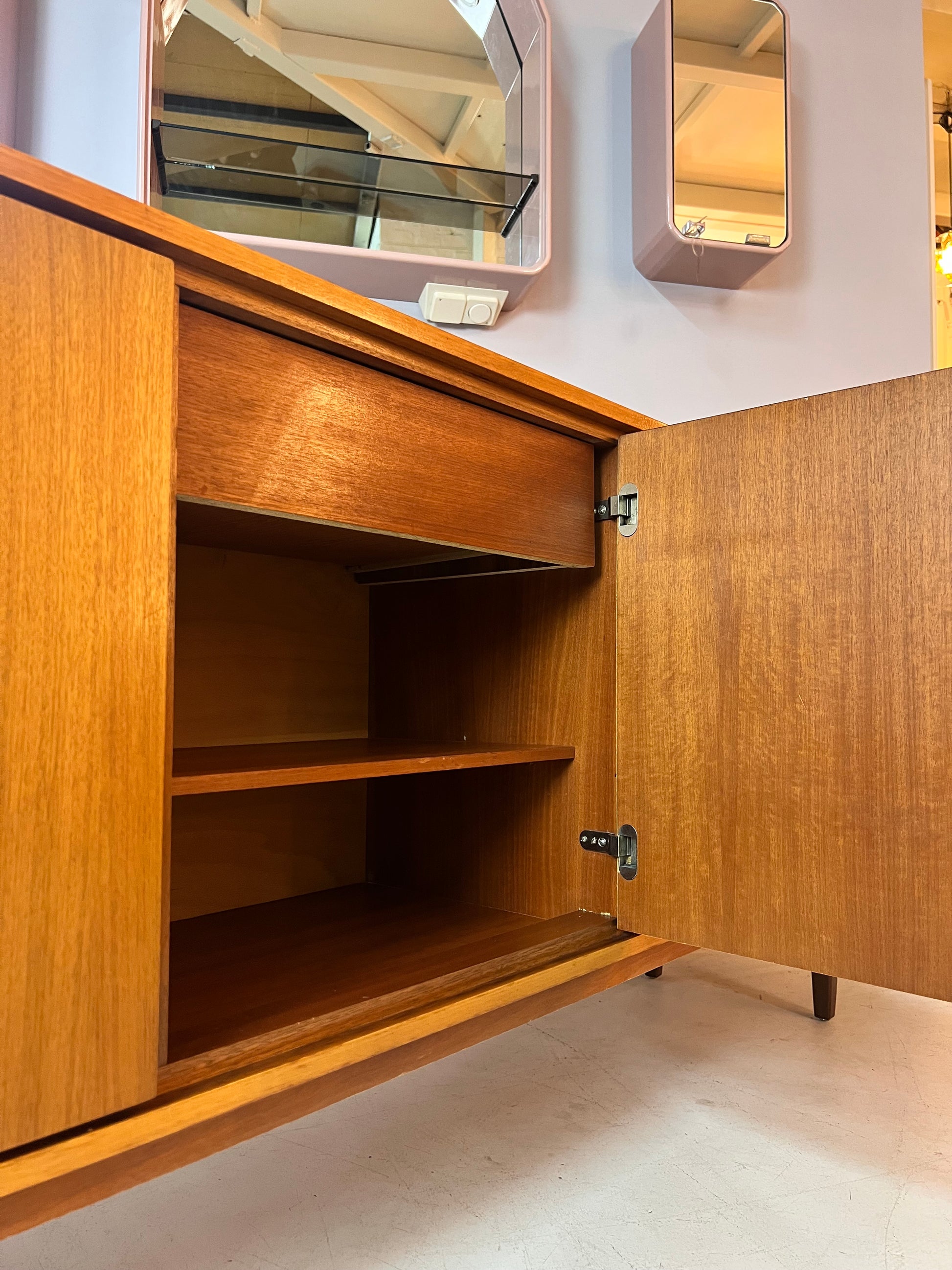 XL Sideboard Nussbaum 60er