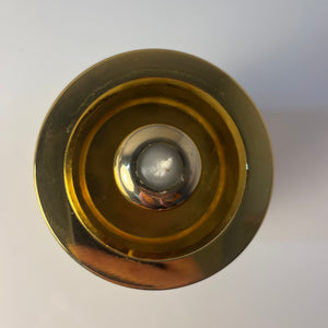 Kerzenständer Messing Rauchglas von FÖHL