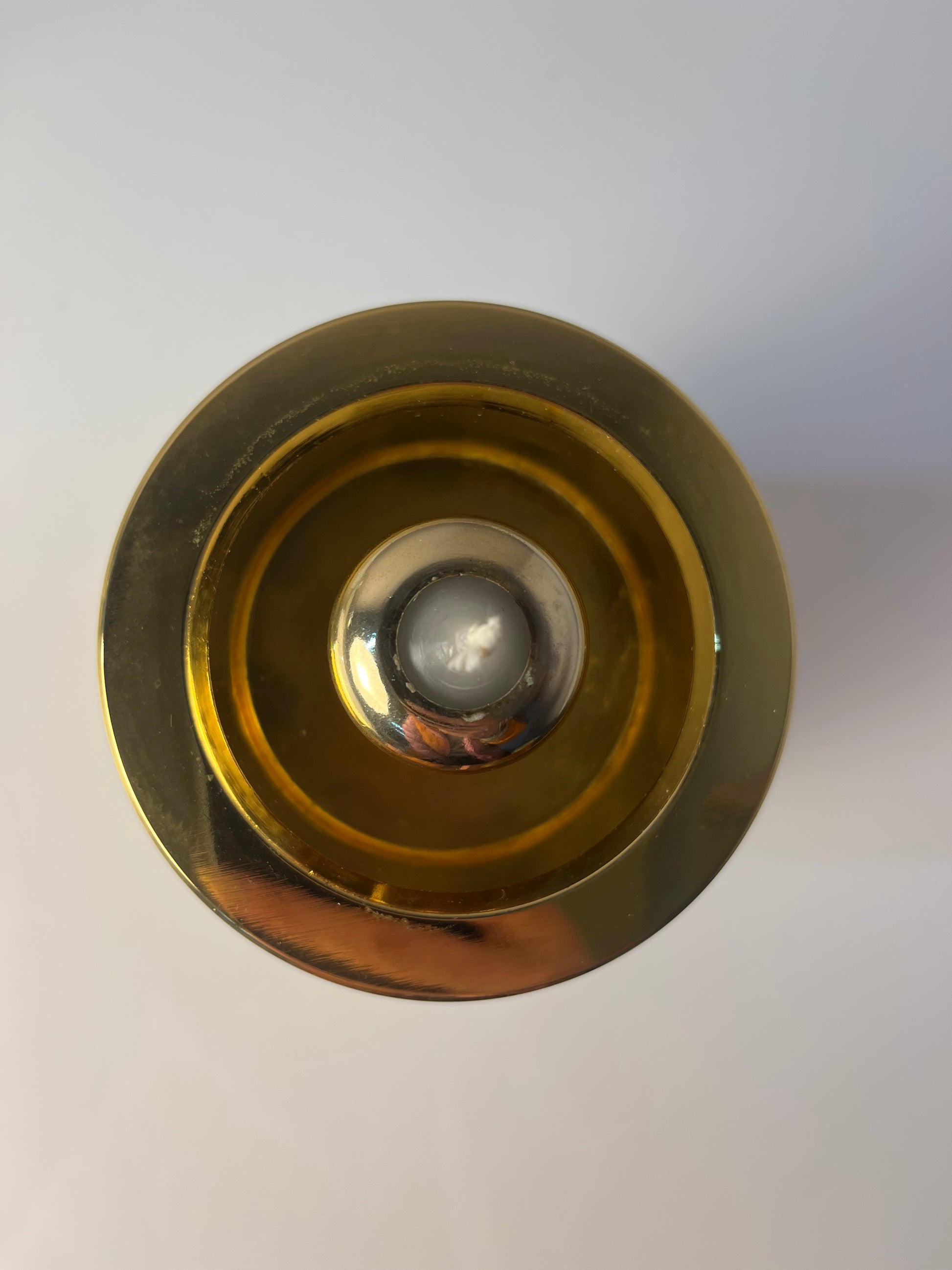 Kerzenständer Messing Rauchglas von FÖHL