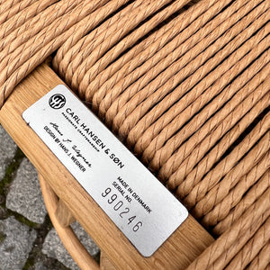 Wishbone Chair Modell CH24 Eiche geölt von Hans J. Wegner für Carl Hansen & Søn