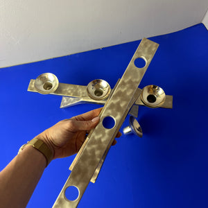 Kerzenständer versilbert von Kurt Radtke für WMF Ikora