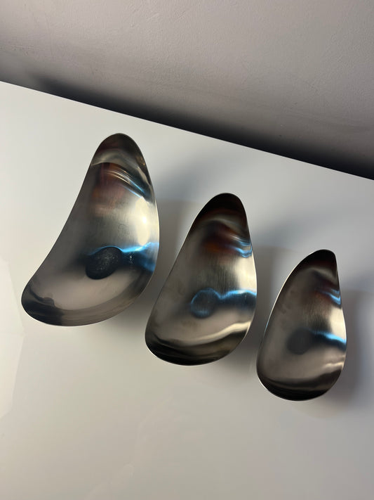 Set: Servierschalen Leaf von Helle Damkjær für Georg Jensen