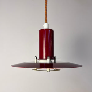 Lamellenlampe Typ 4020 dunkelrot von LYFA
