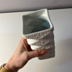 Vase 640/2 weiß Biskuitporzellan von Royal Porzellan Bavaria KPM