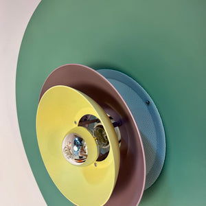 Lamellenlampe neu lackiert, Dänemark