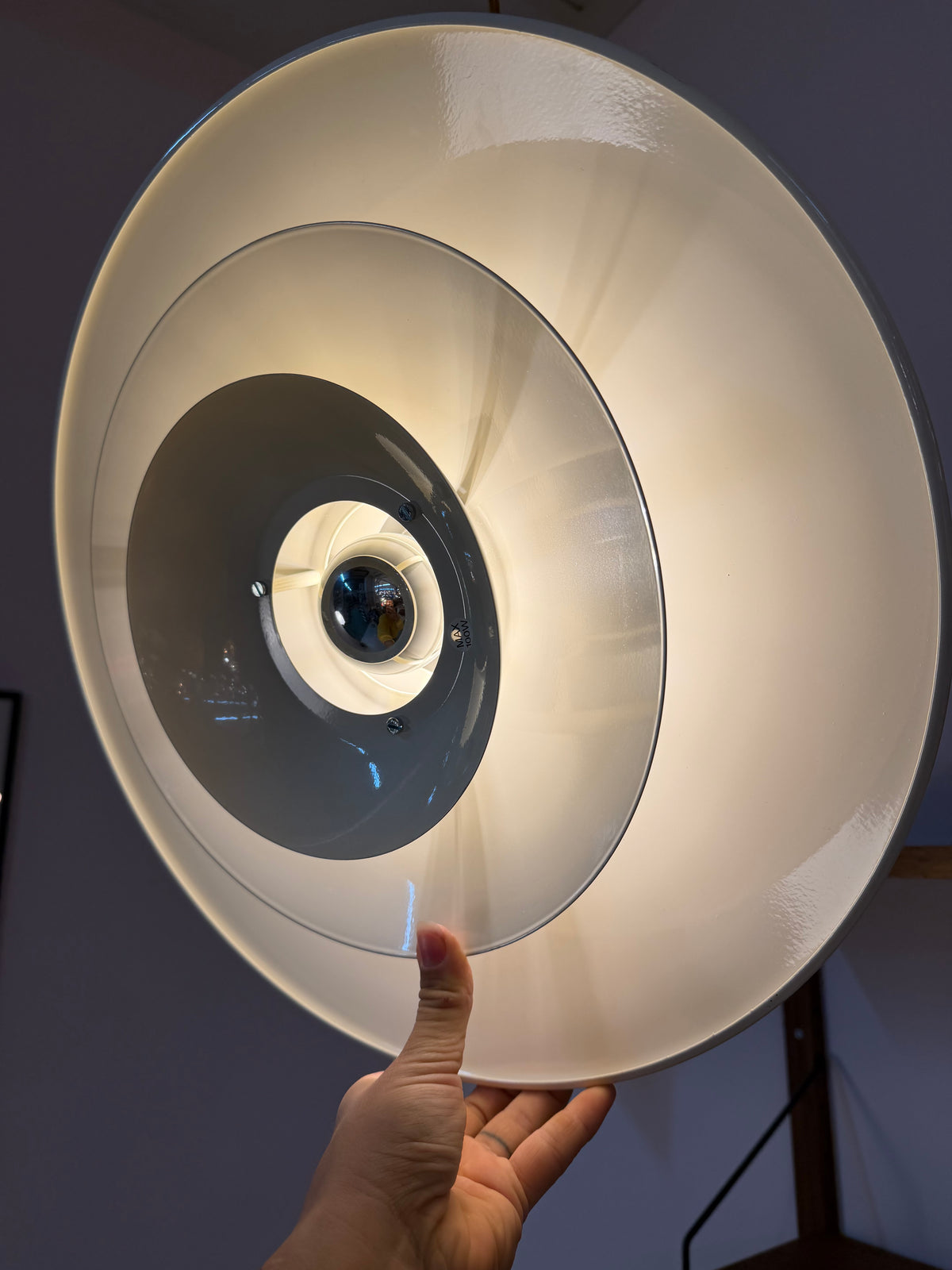 Lamellenlampe Typ T1213 weiß von Belid