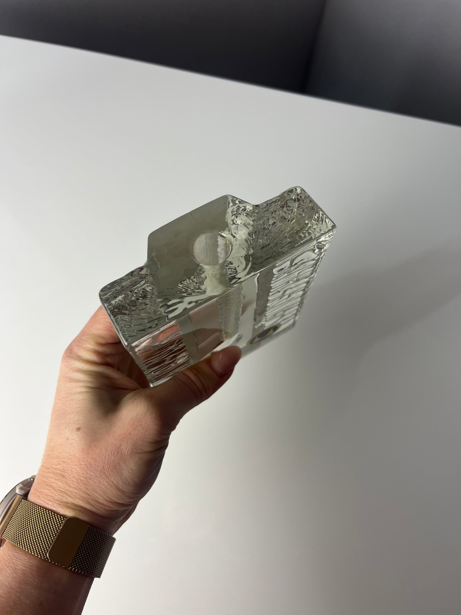 Solifleur Vase von Heiner Düsterhaus für Walther Glas