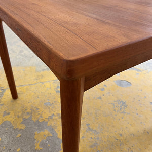 Ausziehbarer quadratischer Esstisch Teak von Vejle