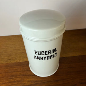 Apothekerdose Eucerin. Anhydric. weiß Porzellan - 1000 ml
