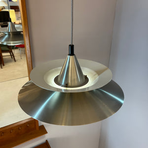 Lamellenlampe silber aus Dänemark