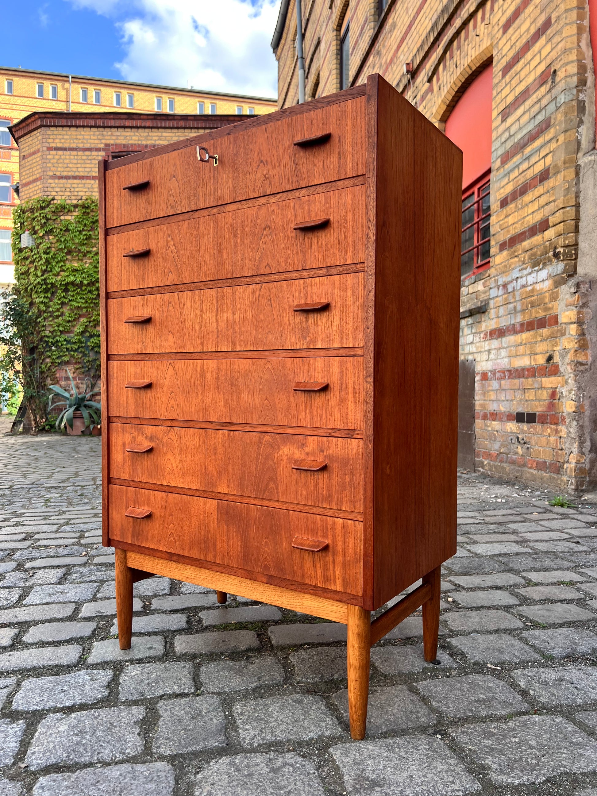 Kommode Teak von A. Ahlström Osakeyhtiö für Warkaus