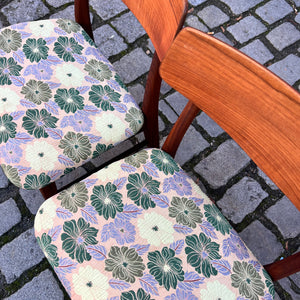 Set: 2x Esszimmerstuhl floral Teak von Farstrup