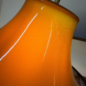 Hängelampe Modell Single braun orange von Jo Hammerborg für Fog & Mørup