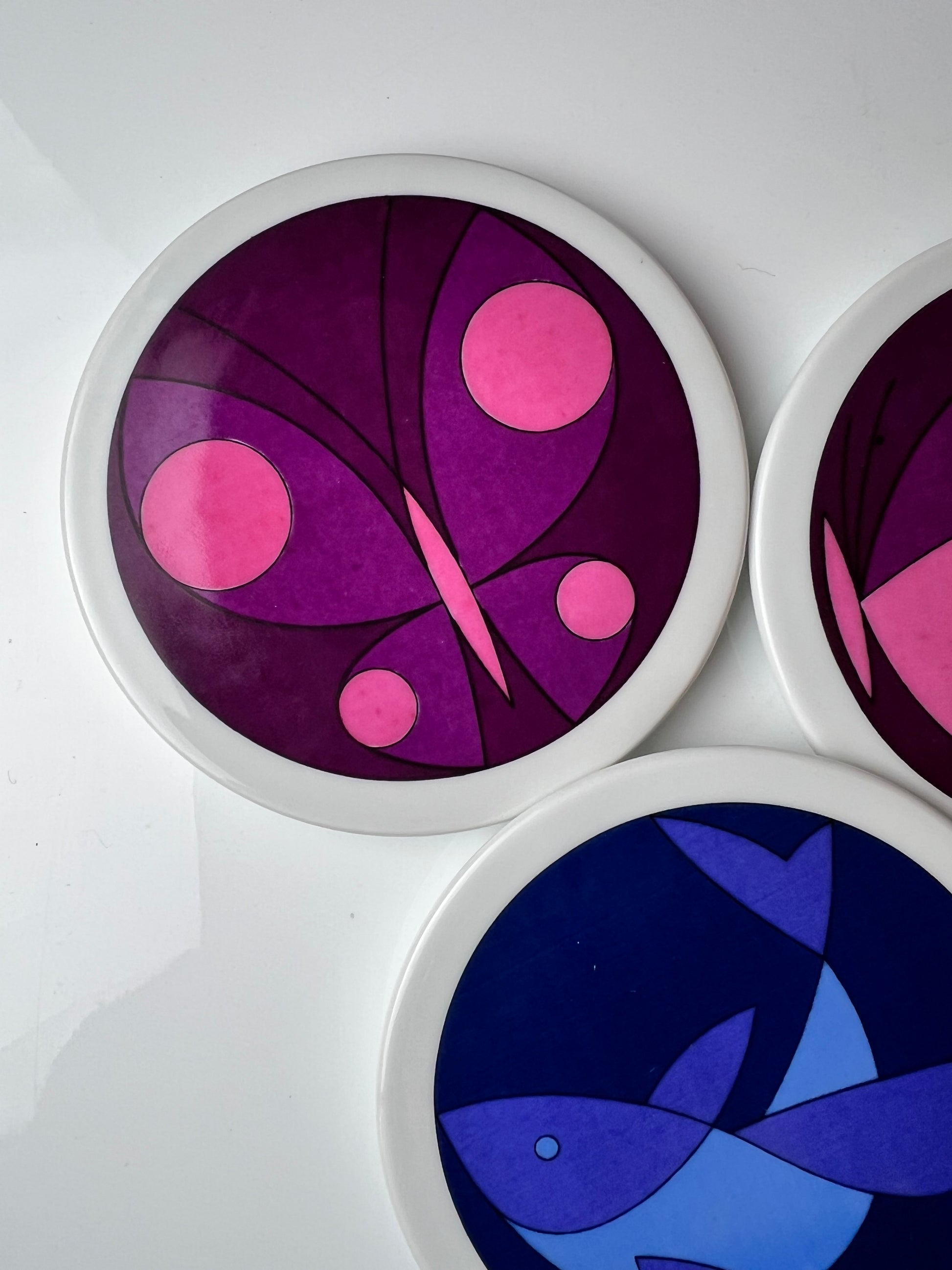 Set: 3x Sammelteller / Wandteller von Ib Antoni für Bing & Grøndahl