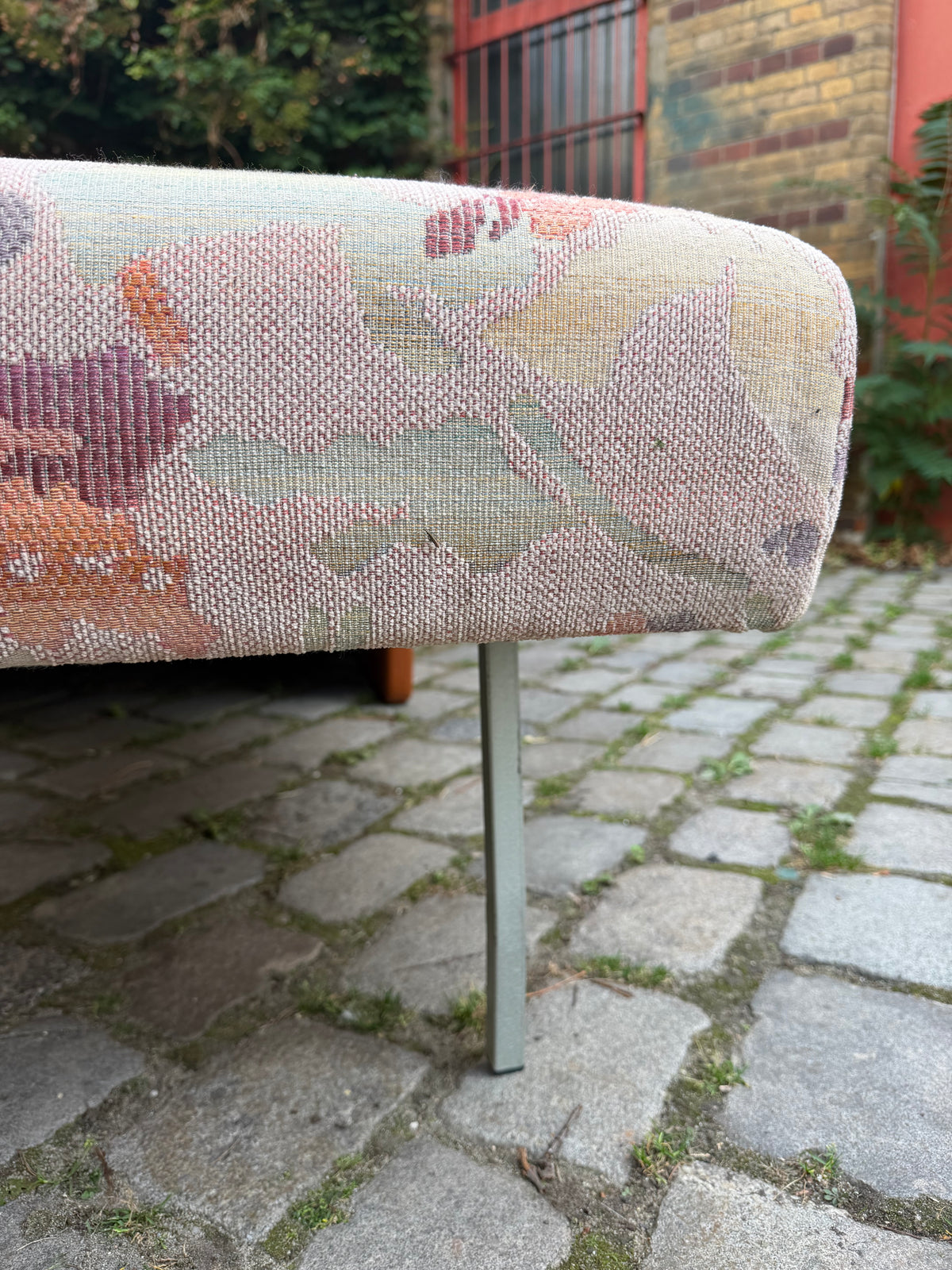 Schlafsessel / Gästebett Teak Textilstoff aus Dänemark