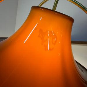 Hängelampe Modell Single braun orange von Jo Hammerborg für Fog & Mørup