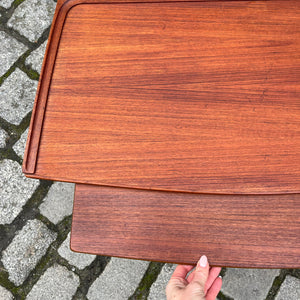 Beistelltisch Teak mit Auszug aus Dänemark