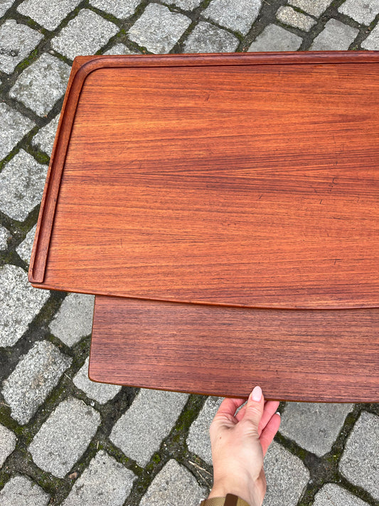 Beistelltisch Teak mit Auszug aus Dänemark