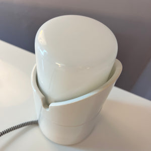 Wand-oder Tischlampe Modell 6050 weiß von Sigvard Bernadotte für Ifö
