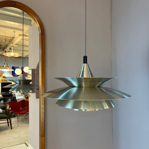 Lamellenlampe silber aus Dänemark
